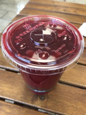 Red sky juice   at Rock n Roots in Williston Park