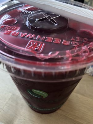 Red sky juice   at Rock n Roots in Williston Park