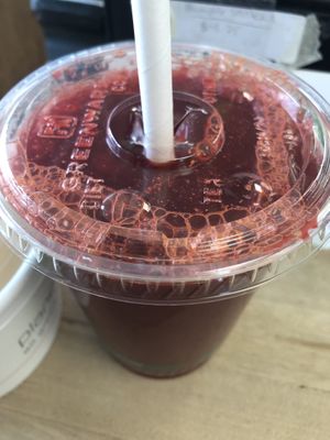 Red sky juice 

  at Rock n Roots in Williston Park