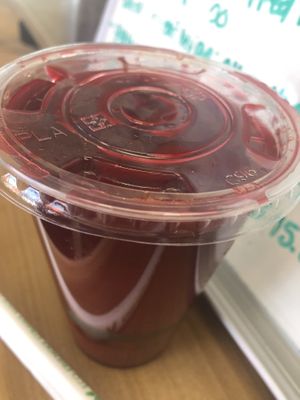 Red sky juice   at Rock n Roots in Williston Park