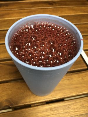 Red sky juice   at Rock n Roots in Williston Park