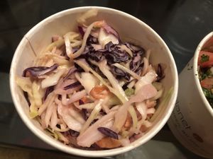 Cabbage slaw   at Rock n Roots in Williston Park