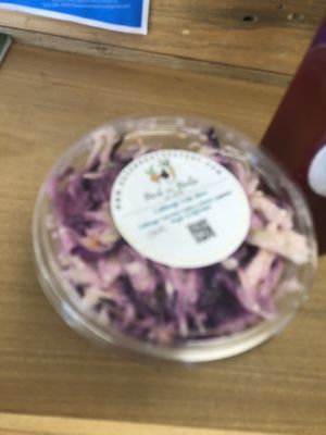 Cold slaw   at Rock n Roots in Williston Park