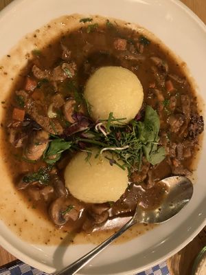 Vegan Gulasch  at Dolden Mädel Braugasthaus in Stralsund