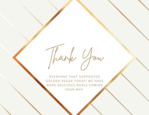 Thank you for your Business at Golden Vegan in Zachary