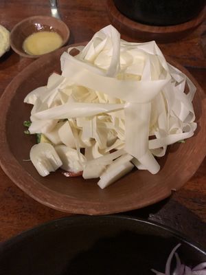 Ensalada de Chonta   at La Patarashca Restaurant in Tarapoto