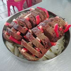 Roasted seitan at Dona Tengarrinha in Beja