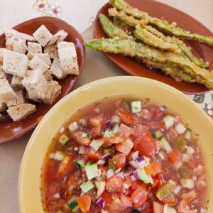 Gazpacho at Dona Tengarrinha in Beja