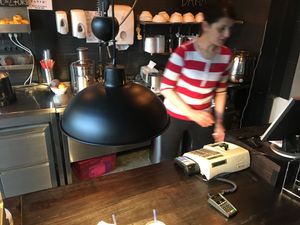 Our cashier was quick and helpful! at jazzayoga in Belgrade