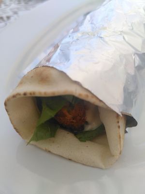 the mexican falafel at Mandaloun in Nafplion
