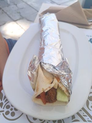 good sized portions at Mandaloun in Nafplion