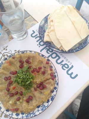 incredible baba ghanoush at Mandaloun in Nafplion