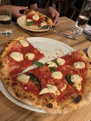 Margherita pizza  at Double Zero in Boston