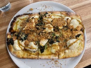 Pizza on GF dough  at Double Zero in Boston