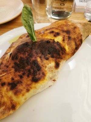 Meatball Calzone at Double Zero in Boston