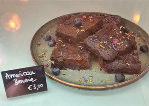 Display of cakes at Esskalation in Bonn