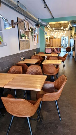 Interior of restaurant at Esskalation in Bonn