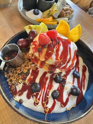 Fruchtige Pancakes #Veganuary at Esskalation in Bonn