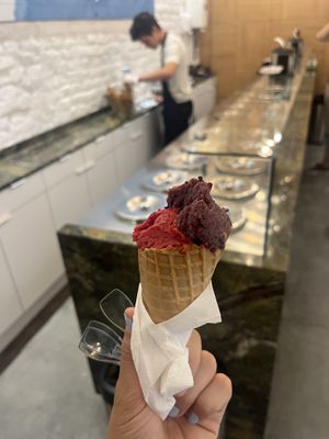   at Luff Gelato in Belgrade