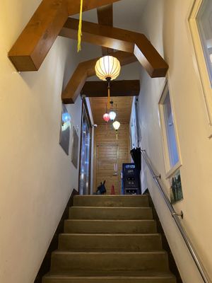 Up these stairs    at Hạ Long in Sokcho