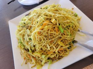 Singapore style vermicelli (57) - not the best dish I had there, but maybe I just don't like Singapore style vermicelli at Greens Vegetarian Restaurant in Toronto