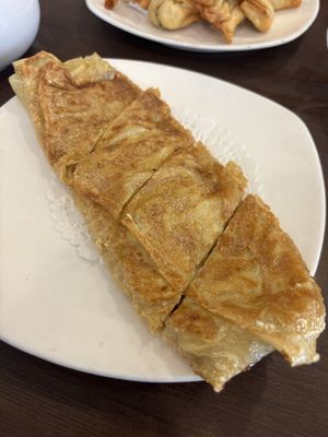 Veggie stuffed bean curd #5  at Greens Vegetarian Restaurant in Toronto