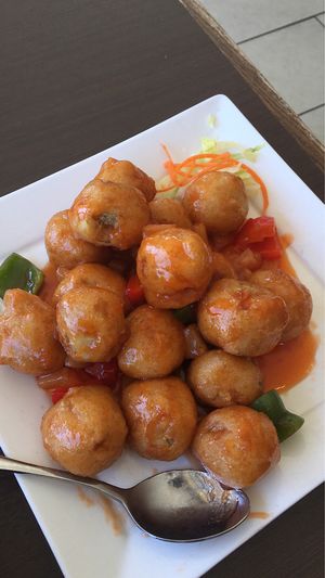 Sweet and sour at Greens Vegetarian Restaurant in Toronto