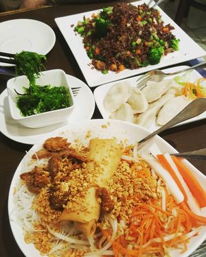 Best Vegan food in the city. at Greens Vegetarian Restaurant in Toronto