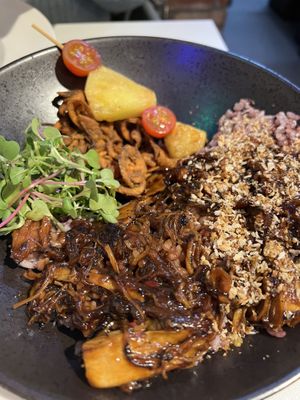 Crispy mushroom bowl  at Little Gangster - 리틀갱스터 in Seoul