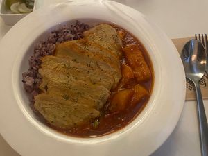 Kimchi tonkotsu tomato stew  at Little Gangster - 리틀갱스터 in Seoul