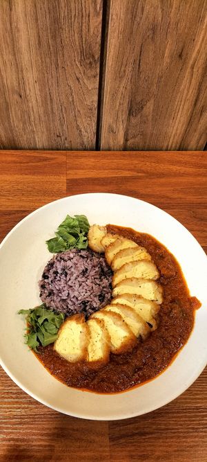 Winter special Kimchi stew with tofu katsu ( cutlet) at Little Gangster - 리틀갱스터 in Seoul