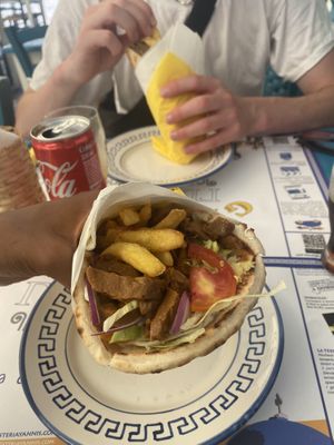 Gorgeous pita seitan   at Gyrosteria Yannis - Centro Città in Bari