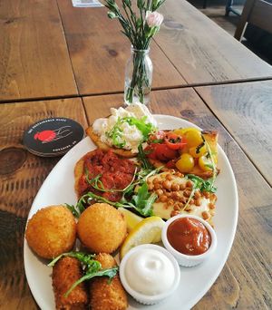 Fritti and bruschetta  at Eve's in Winsford