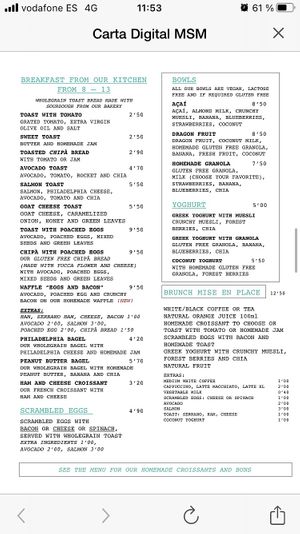 Menu5 at Mise En Place in Mallorca