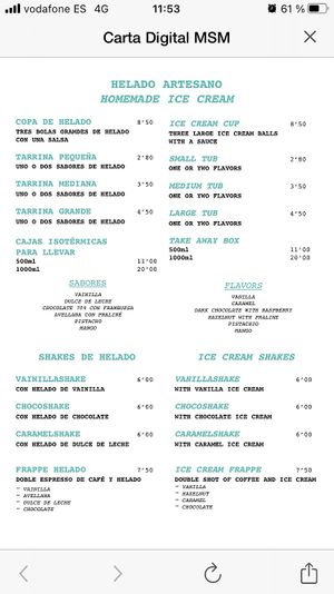 Menu9 at Mise En Place in Mallorca