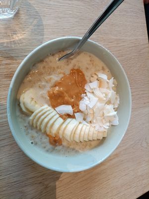 Porridge, vegan at GRØD - Birkegade in Copenhagen