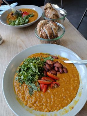Dall, vegan at GRØD - Birkegade in Copenhagen