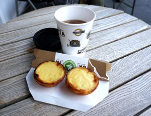 Vegan Nata + Tea at Café de Nata in South West London