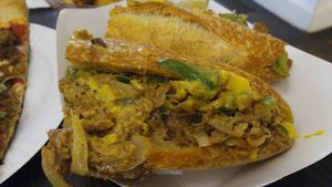 Seitan cheesesteak at Blackbird Pizzeria - 6th St in Philadelphia