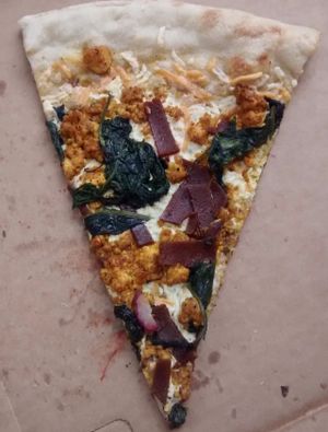 Pizza slice at Blackbird Pizzeria - 6th St in Philadelphia