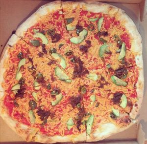 nacho pizza at Blackbird Pizzeria - 6th St in Philadelphia