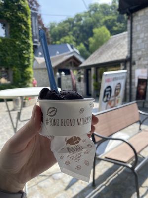 Nero chocolate icecream  at Marilia in Durbuy
