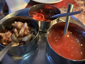 Pickles   at The Magna Tandoori in Berwick-upon-tweed