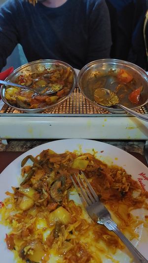 Vegetable bhuna/dopiaza at The Magna Tandoori in Berwick-upon-tweed