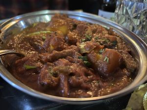 Vegetable vindaloo  at The Magna Tandoori in Berwick-upon-tweed