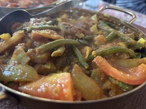 Veg bhuna   at The Magna Tandoori in Berwick-upon-tweed