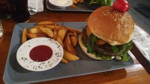 Vege Burger at Agrippina Street Food in Pula