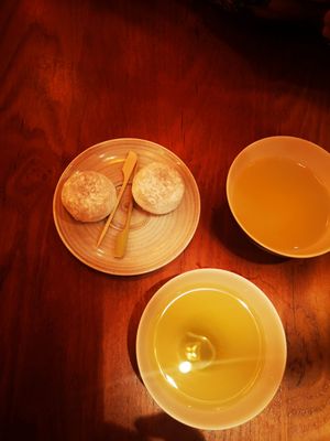 Ice cream mochi at Heddon Yokocho in London