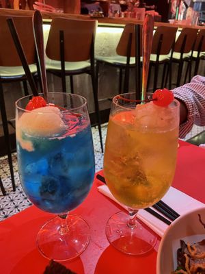 Blue Hawaii Melon And Melon Cream Soda  at Heddon Yokocho in London