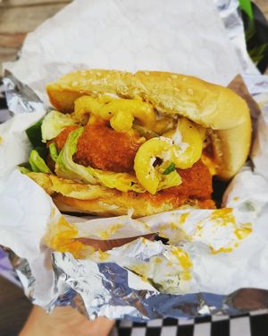 thic chic at Bangin' Vegan Eats in Charleston